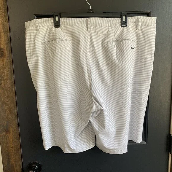 Nike Golf Men Dri-Fit Short Performance Chino Sz 42 Standard Fit Flat Front - Picture 5 of 14